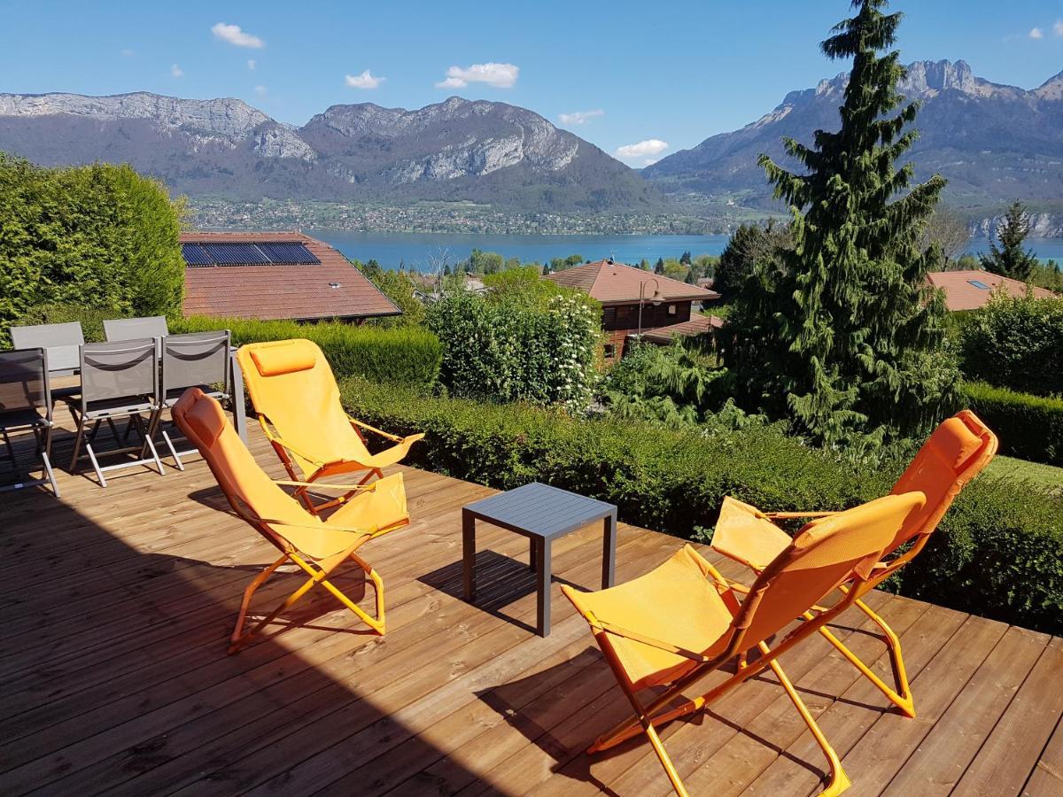 Appartement Semnoz - Vue Lac Sévrier Exteriör bild
