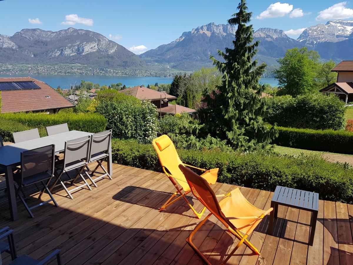 Appartement Semnoz - Vue Lac Sévrier Exteriör bild